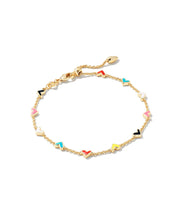 Load image into Gallery viewer, Haven Gold Heart Chain Bracelet in Multi Mix by Kendra Scott