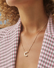 Load image into Gallery viewer, Letter C Pendant Necklace in Silver by Kendra Scott