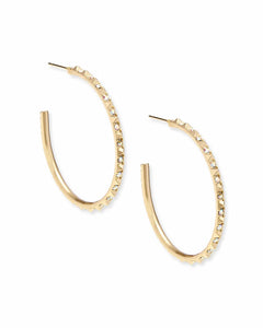 Veronica Hoop Earrings in Gold by Kendra Scott