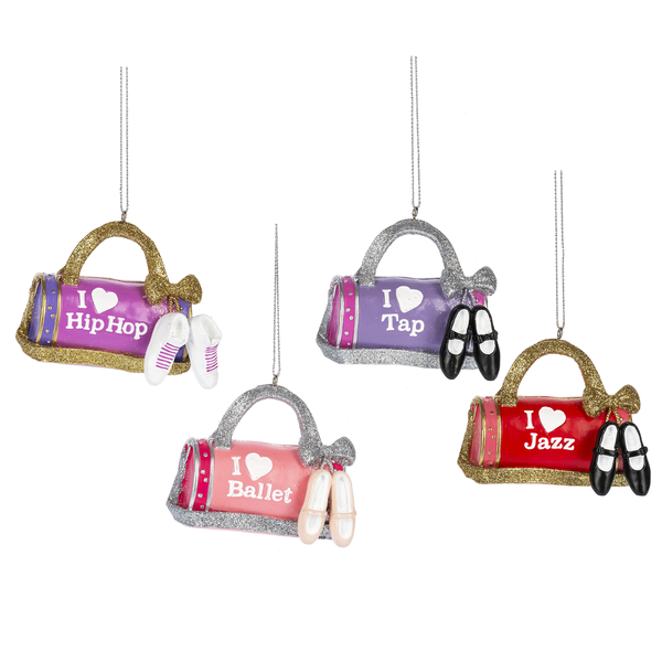 GANZ I Love. Dance Bag Ornament