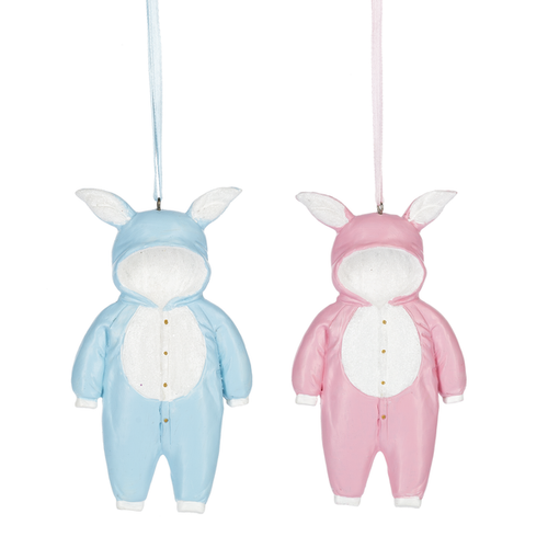 Ganz Baby Bunny Suit Ornament