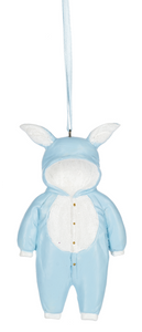 Ganz Baby Bunny Suit Ornament