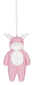 Ganz Baby Bunny Suit Ornament