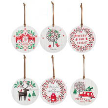 Load image into Gallery viewer, Ganz Customizable Holiday Tag Ornament