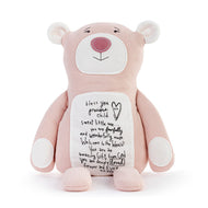 Demdaco Poetic Threads Bear - Pink