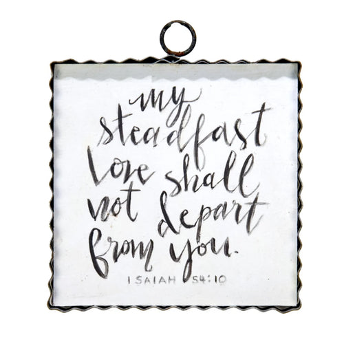 RTC Mini Gallery Charm - Isaiah 54:10