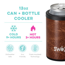 Load image into Gallery viewer, Swig Leather Can + Bottle Cooler (12oz)