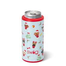 Load image into Gallery viewer, Swig Santa Paws Skinny Can Cooler (12oz)
