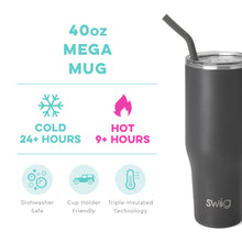 Load image into Gallery viewer, Swig Grey Mega Mug (40oz)