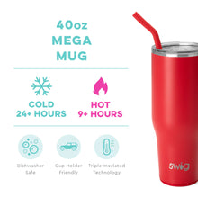 Load image into Gallery viewer, Swig Red Mega Mug (40oz)