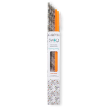 Load image into Gallery viewer, Swig Reusable Straw Set - Itsy Bitsy + Orange