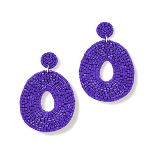 Viv & Lou Purple Caroline Earrings