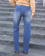 Load image into Gallery viewer, Wide Leg Waist Shaper Denim in Indigo by Grace &amp; Lace